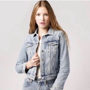 Agolde Reputation Light Blue Denim Jacket